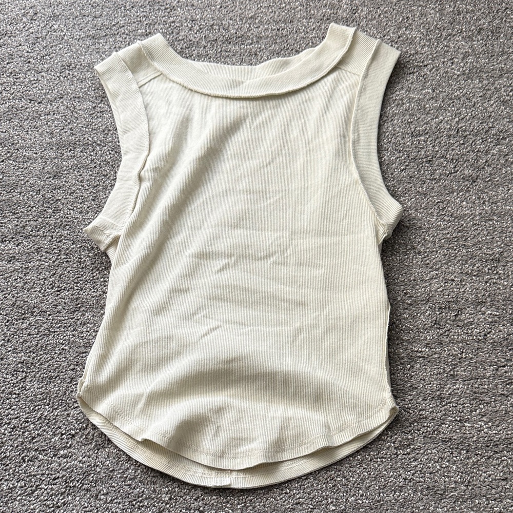 Off-white free people tank top
